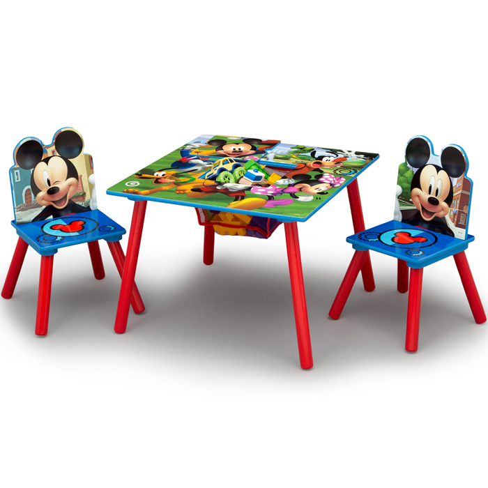 MICKEY MOUSE TABLE AND CHAIRS