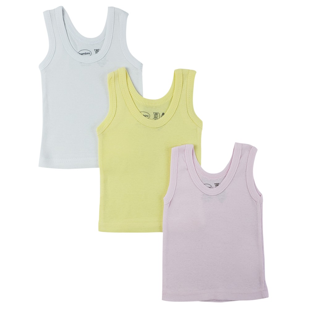 Girl Sleeveless Tank Top 3pk