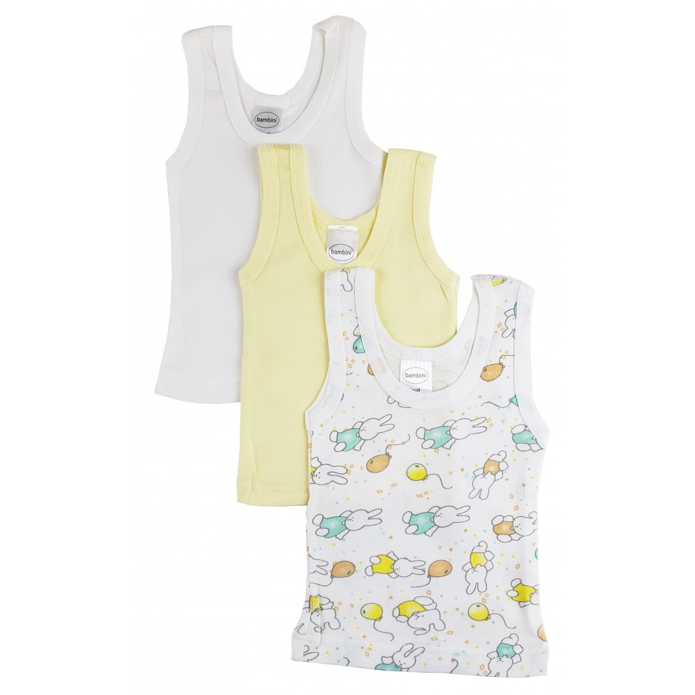 3PK SLEEVELESS TANK TOPS