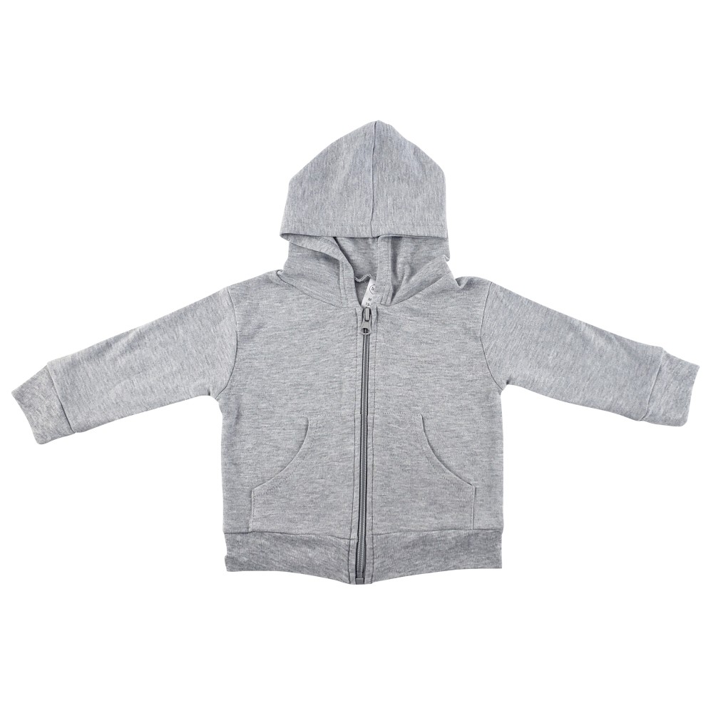 Heather Grey Hooded Sweatshirt