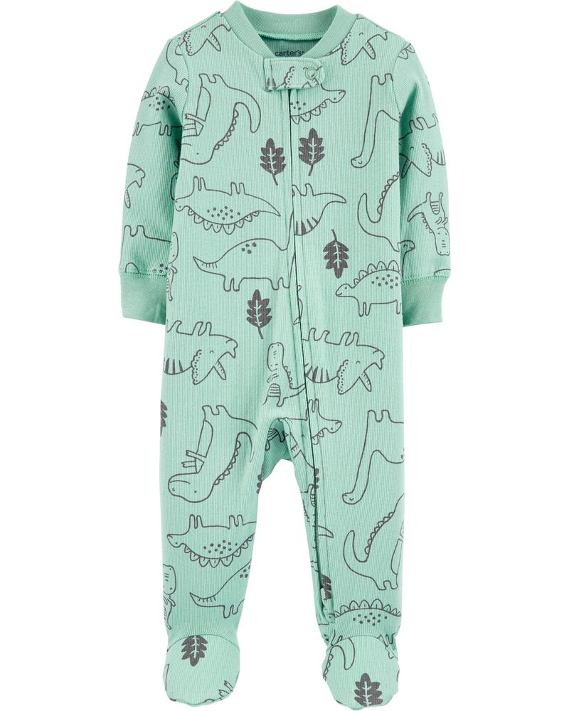 DINO ZIP SLEEP N PLAY-GRN