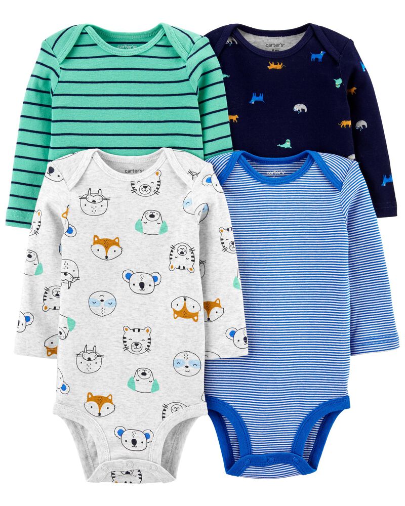 Carters 4pk L/S Onesies