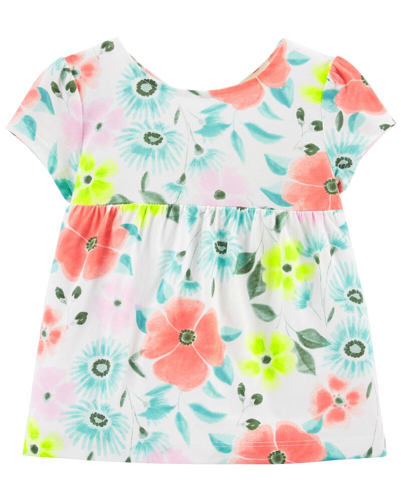 Carters Floral Jersey Top