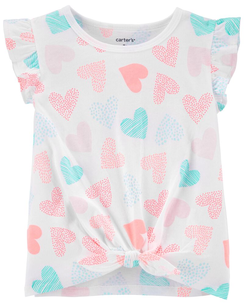 Carters Heart Jersey Top