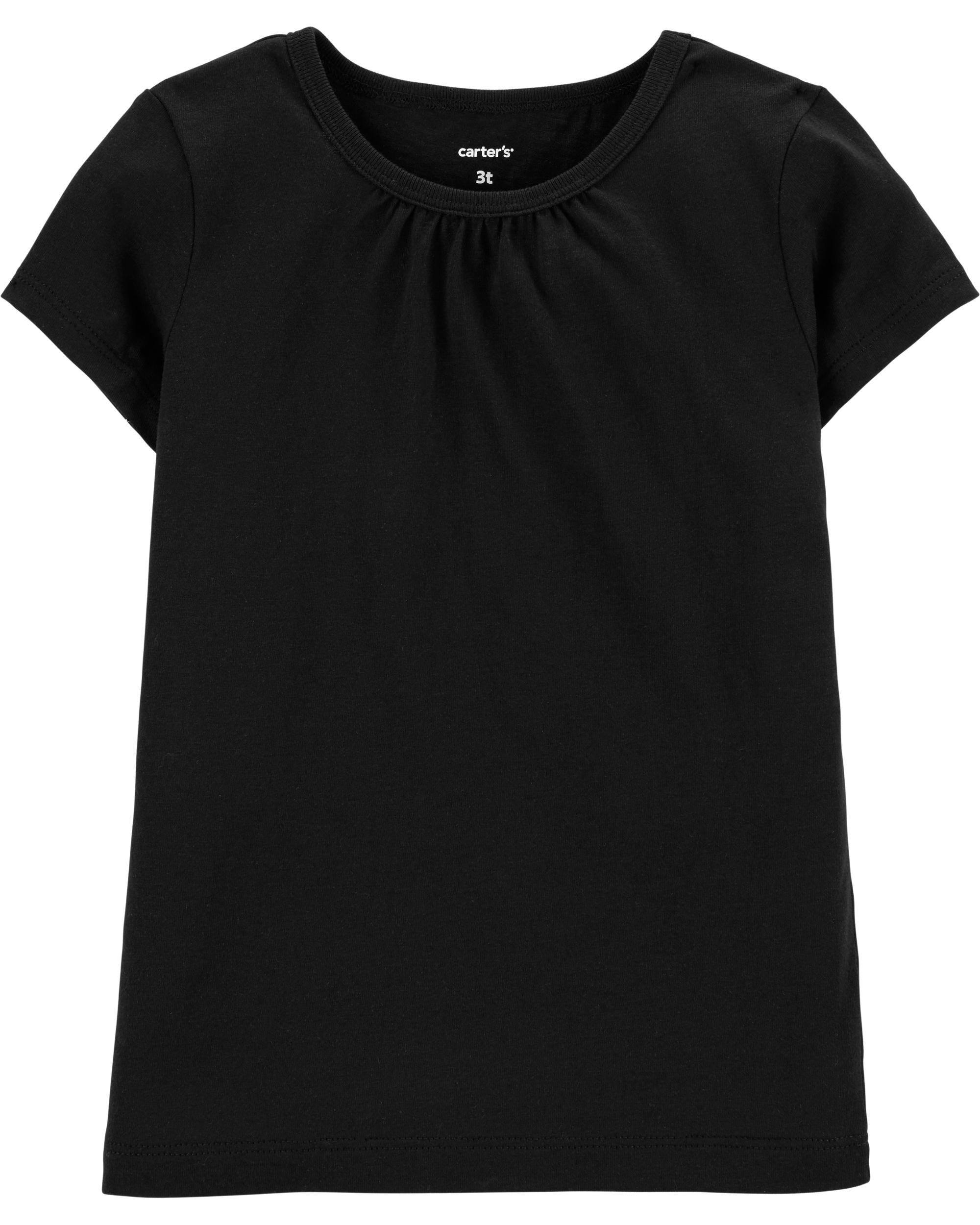 Carters Black Cotton Tee