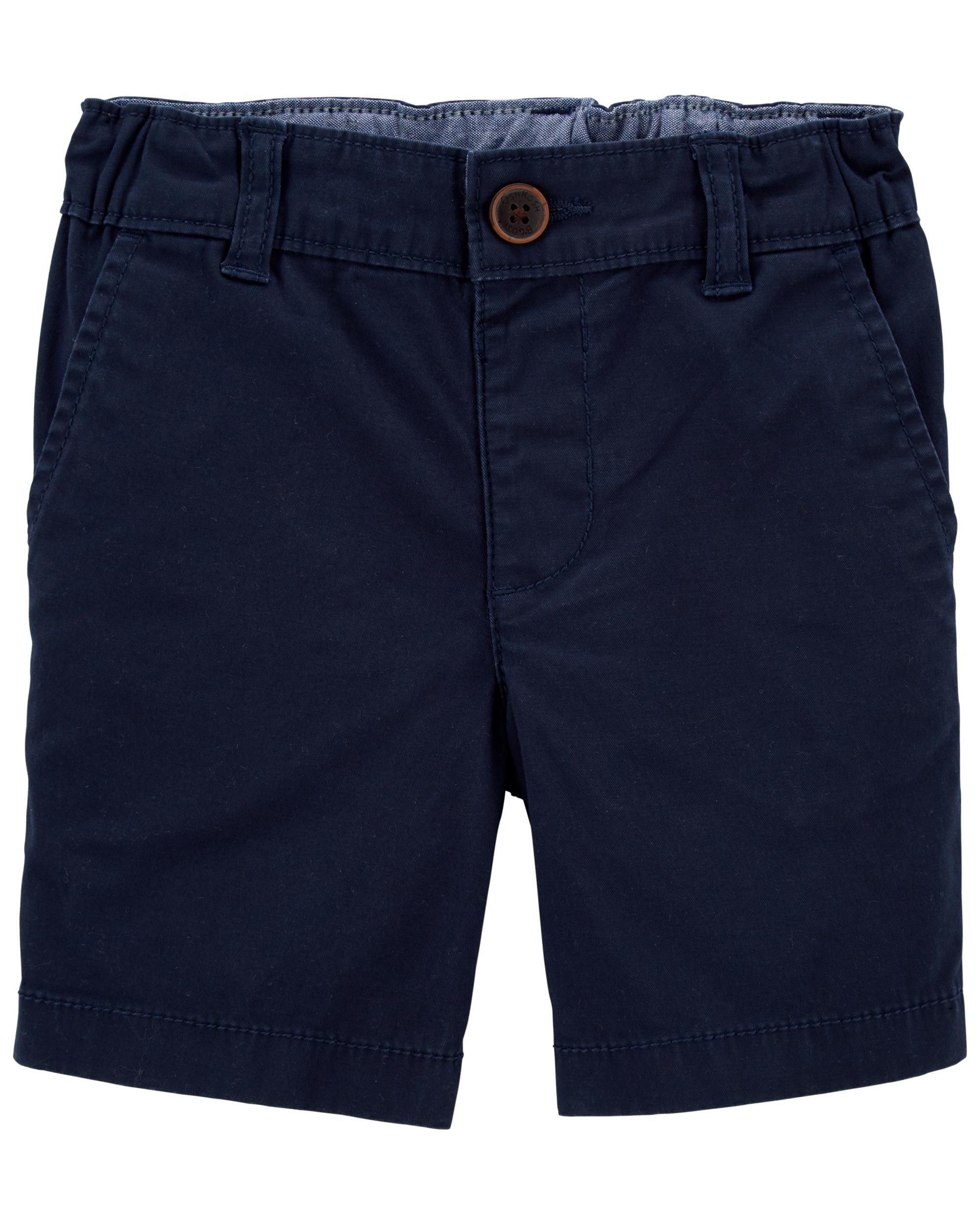 STRETCH NAVY SHORTS
