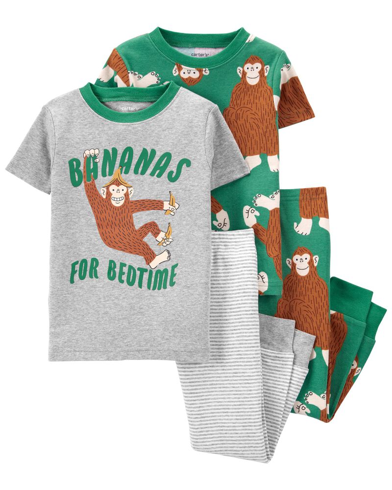 Carters Gorilla 4pc PJ's