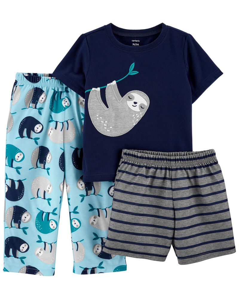 Carters 3pc Sloth Pj's