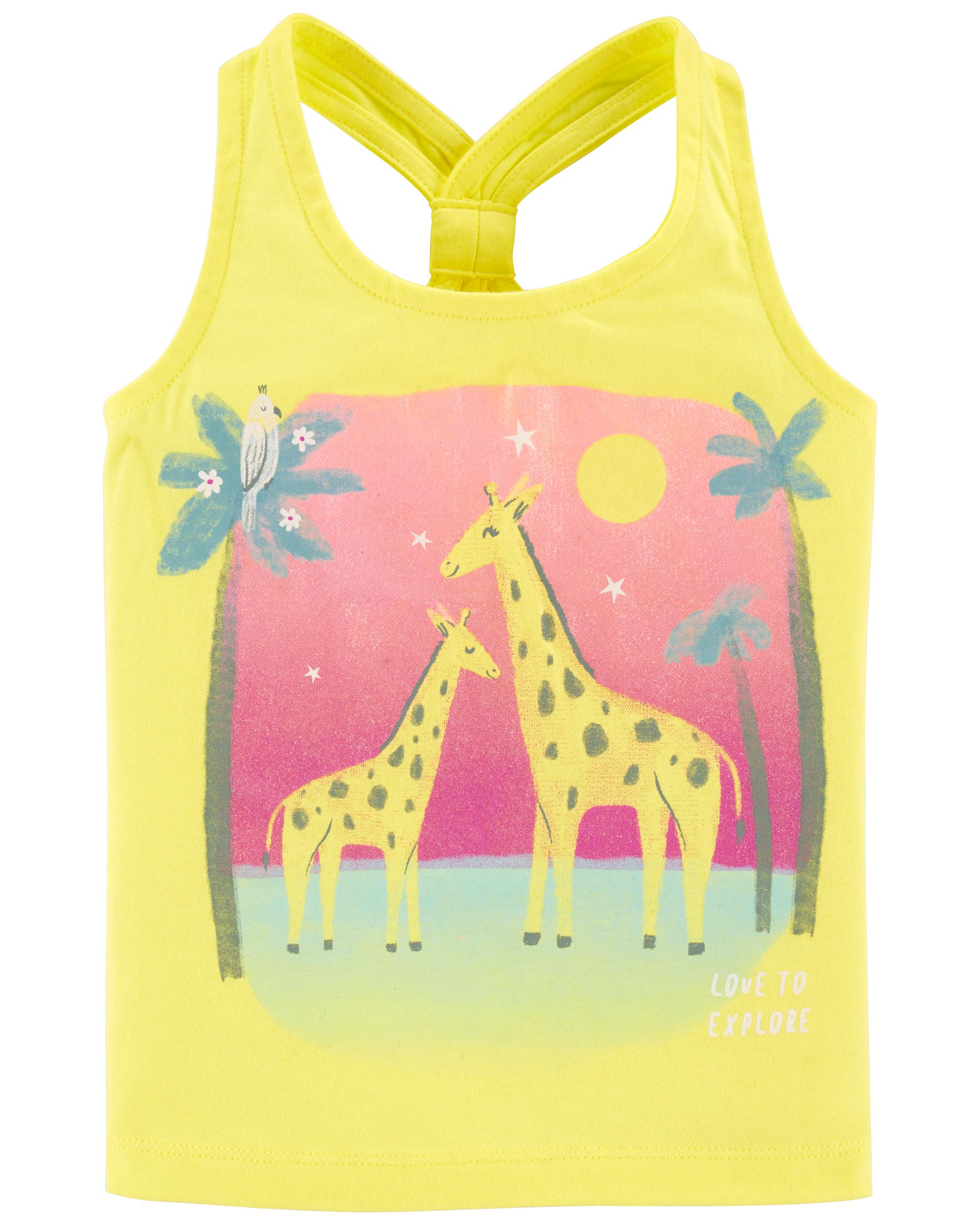 Carters Giraffe Racerback Tank