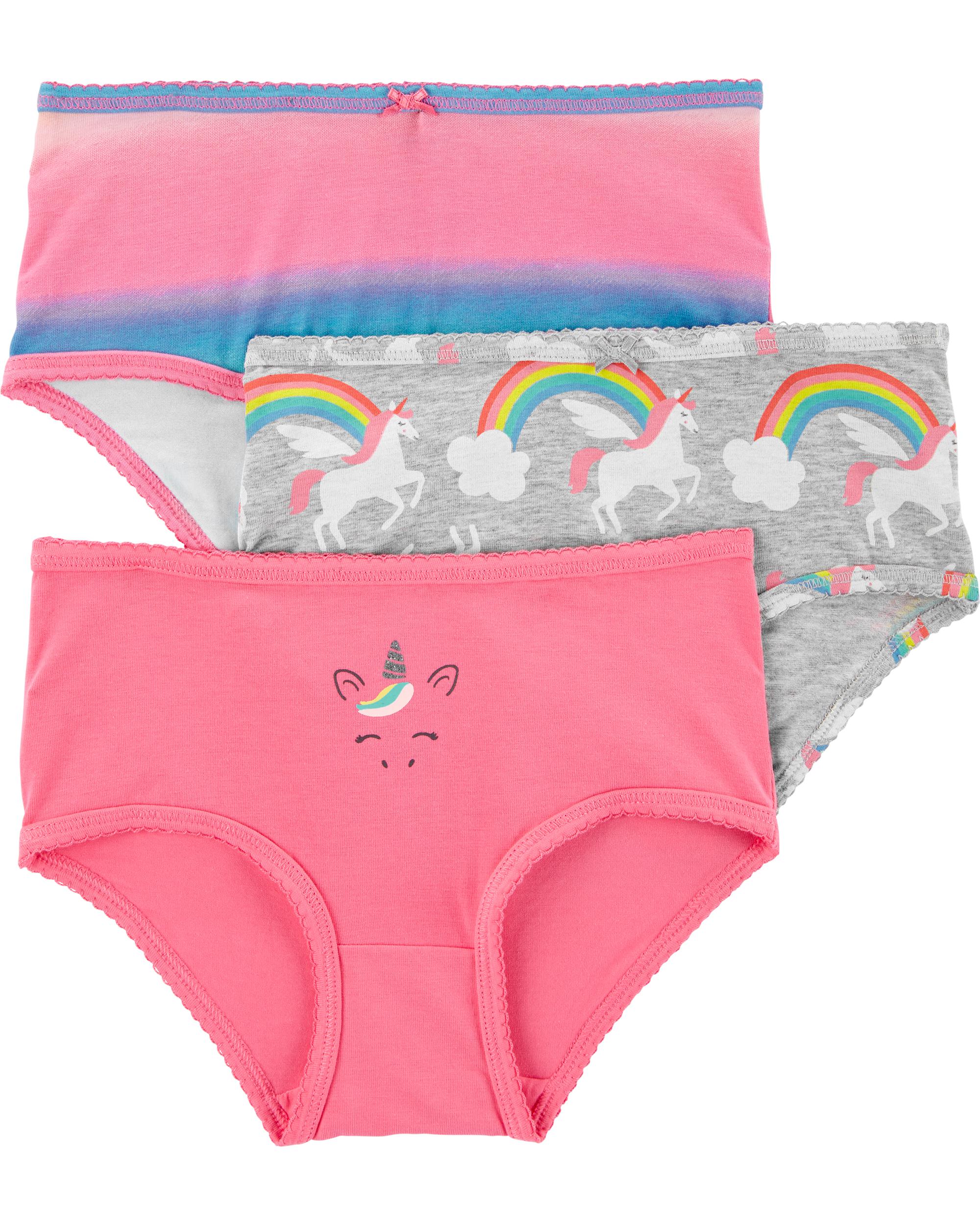 3PK Unicorn Cotton Panty