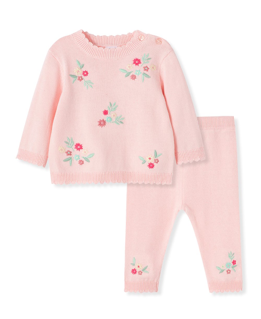 Flowers Sweater Set
