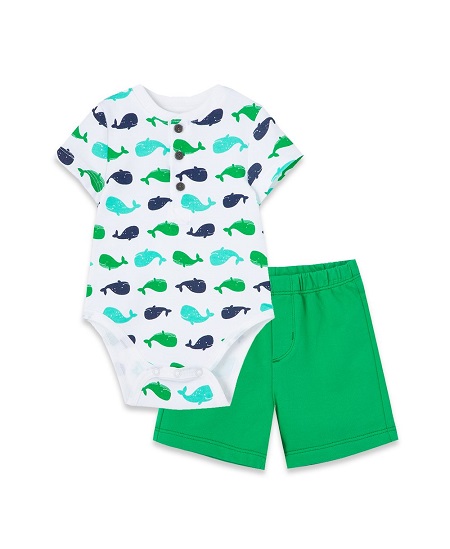 Whale Short Set