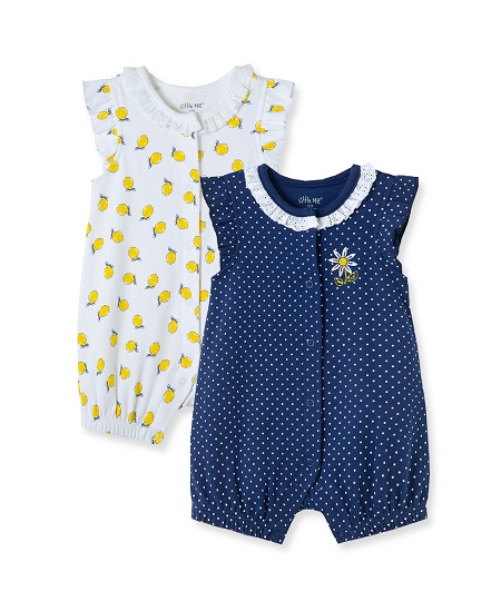 Lemon 2pk Rompers
