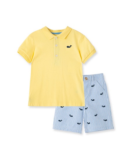 Whale Polo Short Set