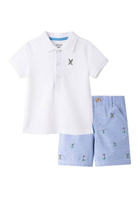 Golf Polo Short Set
