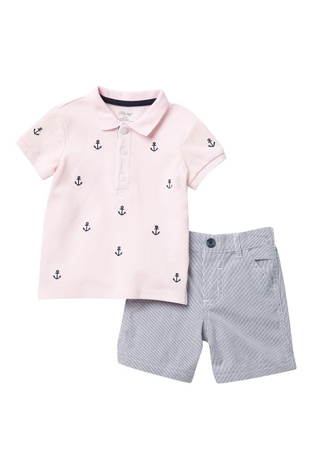 Anchor Polo Short Set
