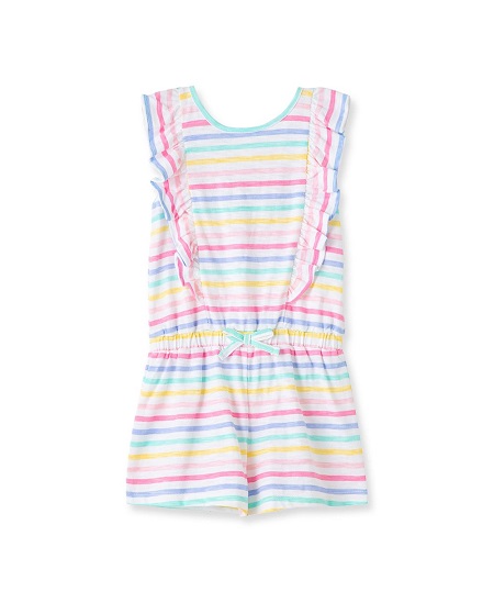 Multi Stripe Knit Romper