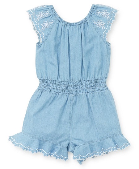 Chambray Woven Romper