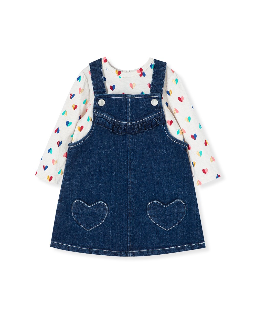 Denim Jumper Set