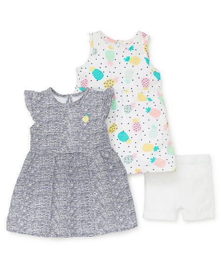 Pineapple Knit Dress Set