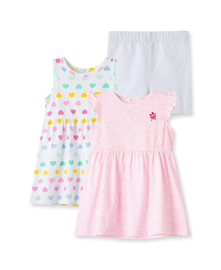 Heart Knit Dress Set