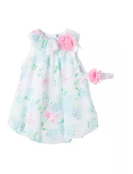 Aqua Floral Bubble