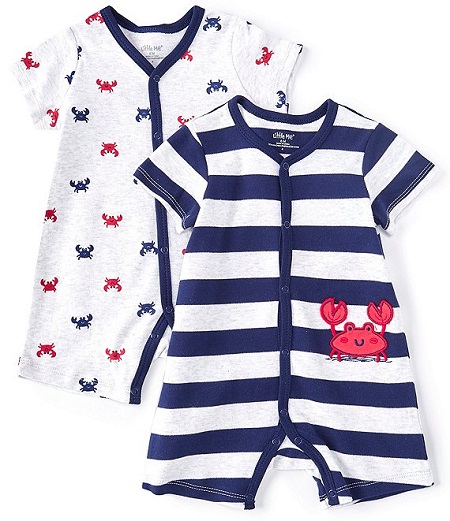 Crab 2pk Rompers