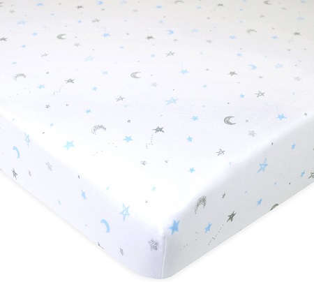 Playard Sheet-Blue Stars