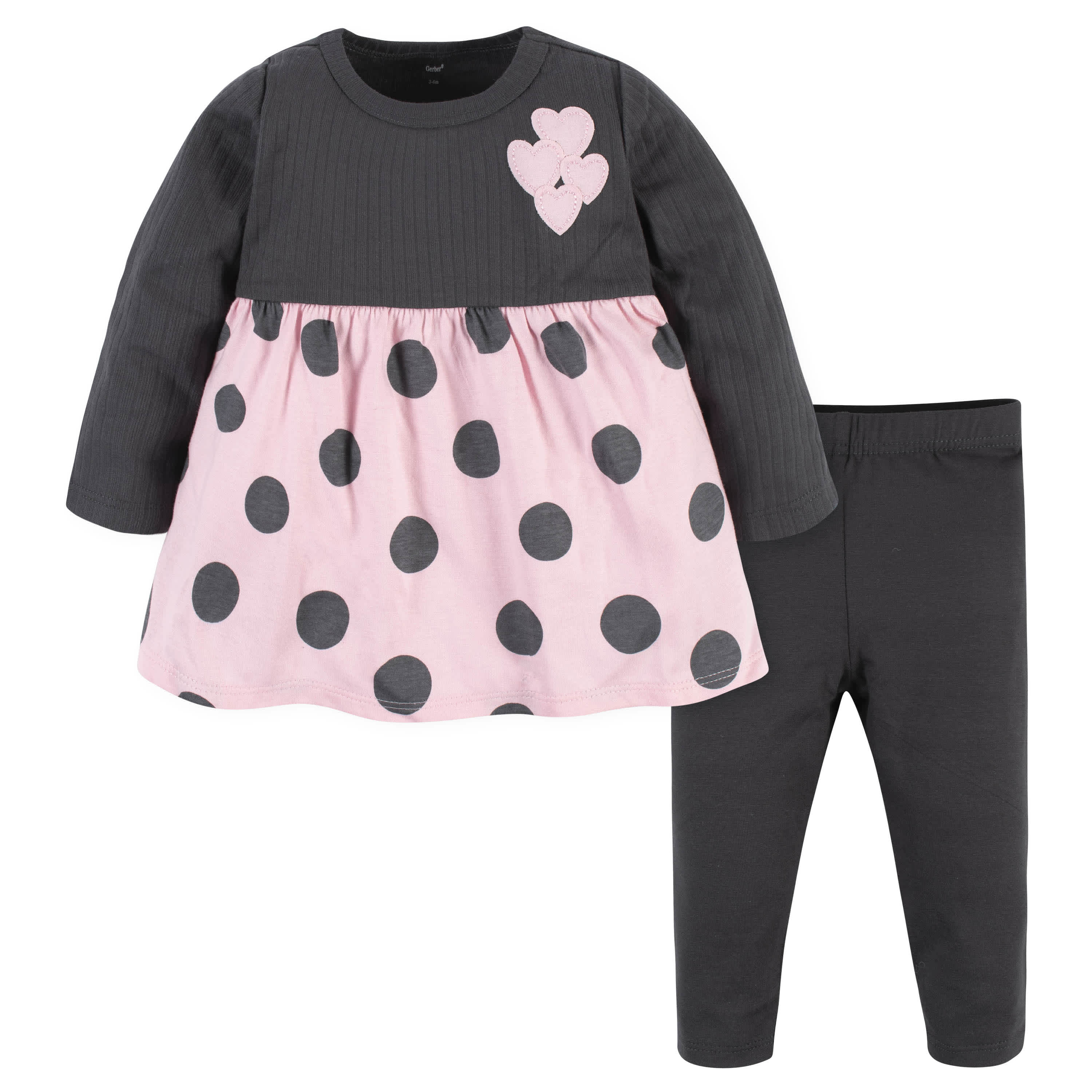 GB 2PC LEGGING SET DOTS