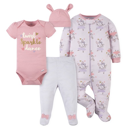Gerber 4pc Set Bunny Ballerina