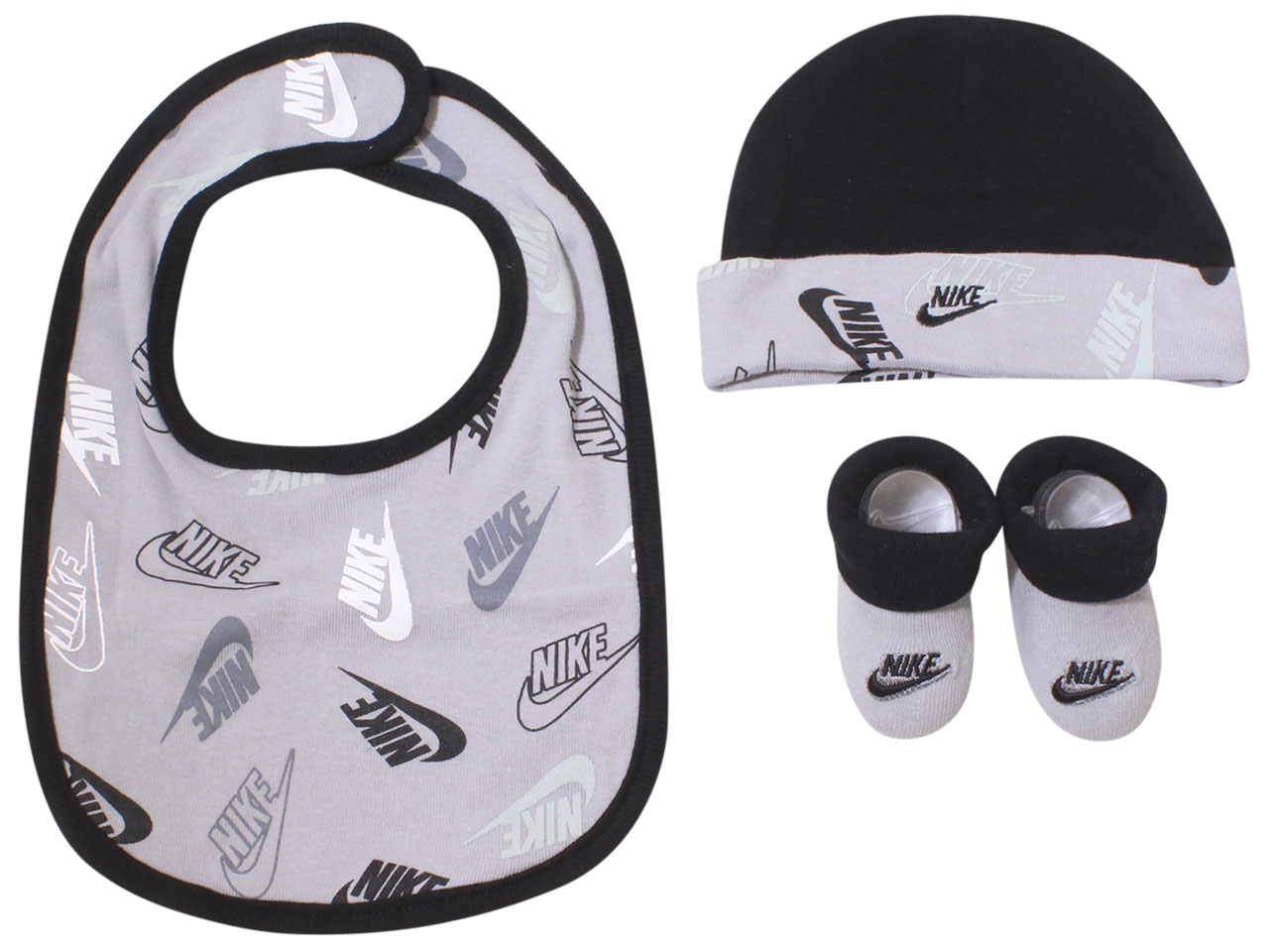 NIKE HAT BIB & BOOTIE SET