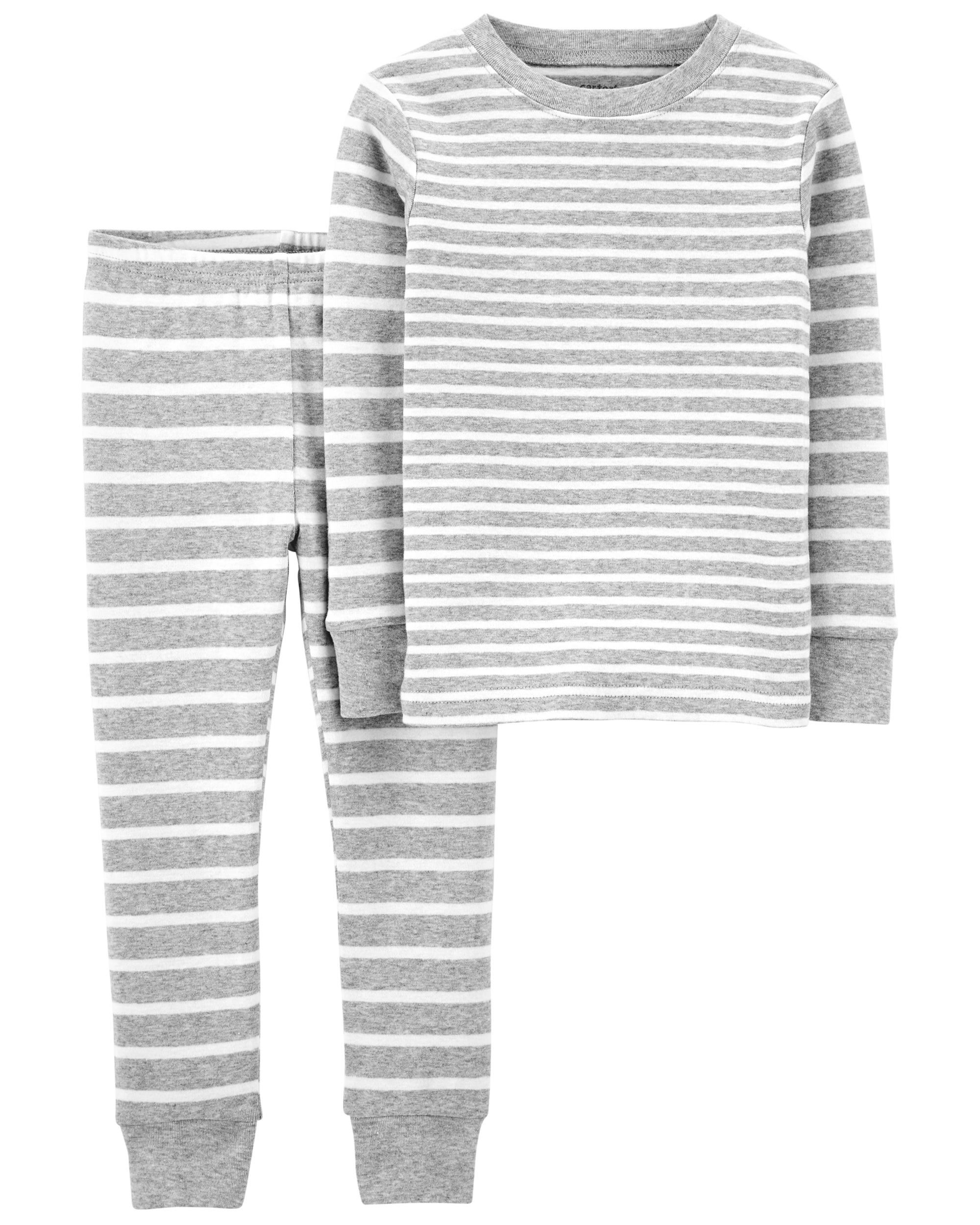 Carters Grey Striped  Pj