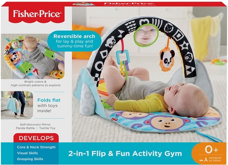 2 IN 1 FLIP FUN ACTIVITY GYM