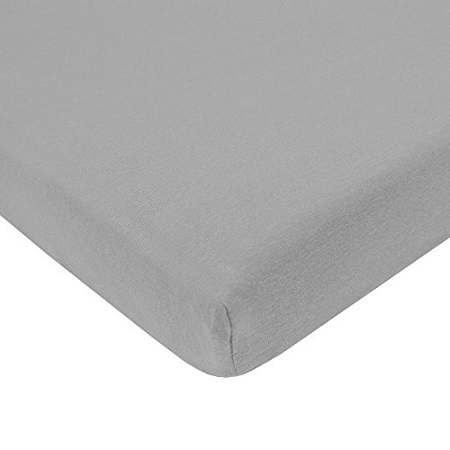 Bassinet Sheet-Gray 15x33