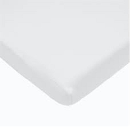 Mini Crib Sheet White