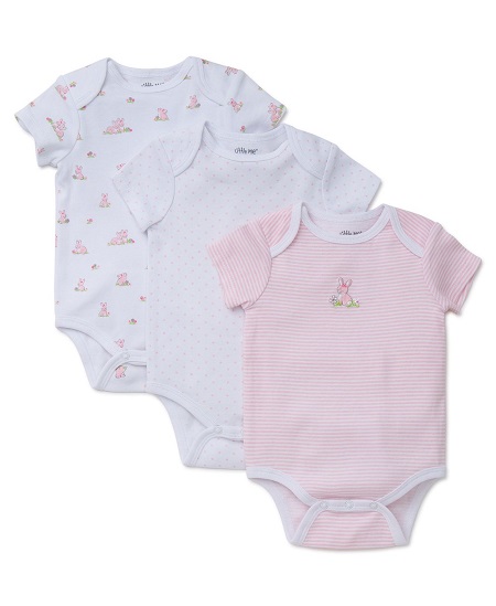 BUNNIES 3PK BODYSUITS