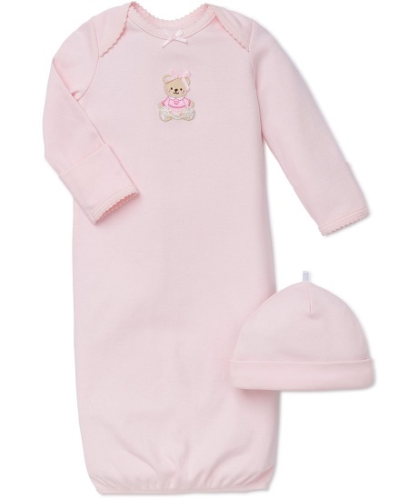 Sweet Bear Gown/Hat 0-3m