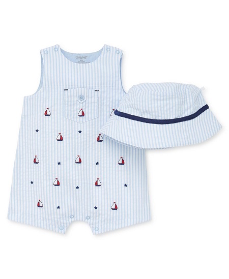Sailboat Sunsuit-Hat