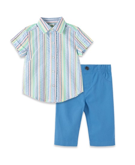 Multi Stripe Pant Set