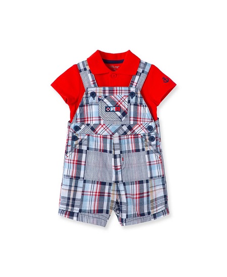 Patchwork Romper Set