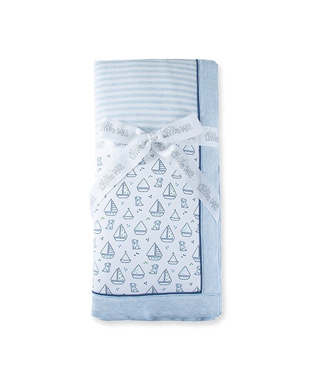 LITTLE ME SAILBOAT BLANKET