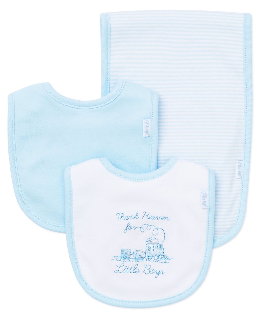 Boy Thanks Burp Bib Set