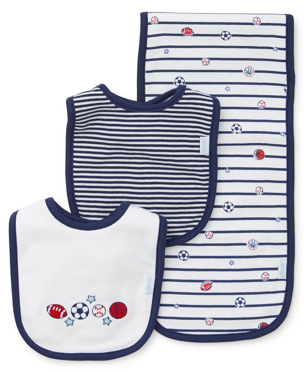 Sports Star Bib/Burp