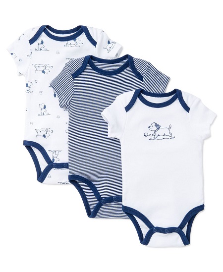 PUPPY TOILE 3PK BODYSUITS