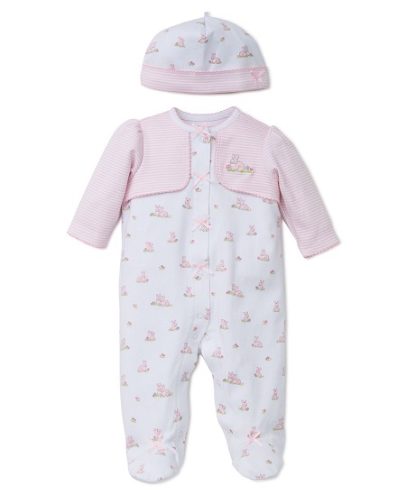 BABY BUNNIES FOOTIE W HAT