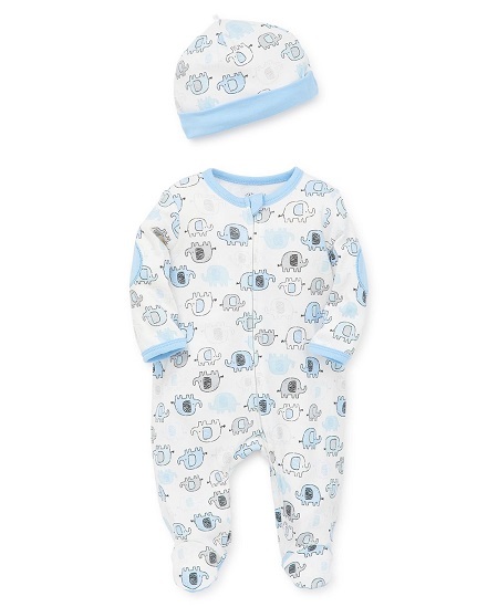 CUTE ELEPHANT FOOTIE/HAT
