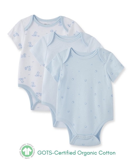 DOGGY RUN 3PK BODYSUITS ORG
