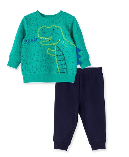 Dino 2Pc Sweatshirt Set
