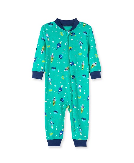 Space Zip Front One Pc