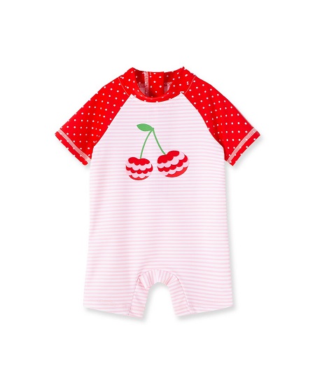 Cherry Rashguard Suit